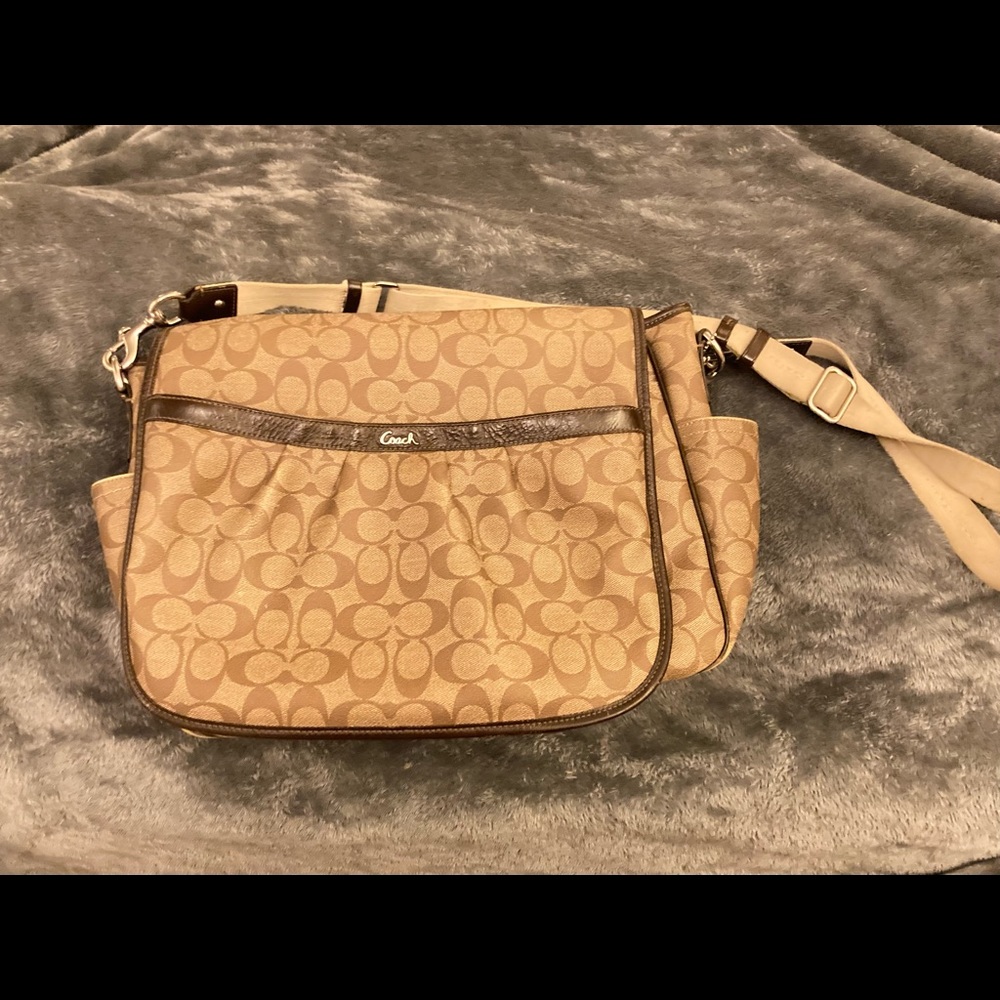 Authentic Coach diaper bag